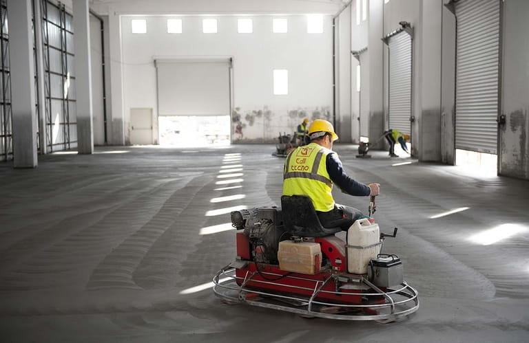 Pavimentazione industriale laser screed Siena